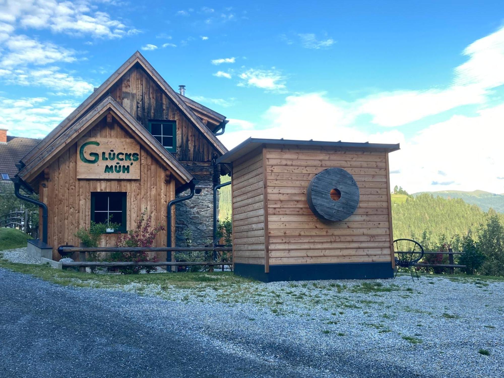Gluecksmueh- Ferienhaus In Alleinlage Plus Bauernhoferlebnis Einach المظهر الخارجي الصورة